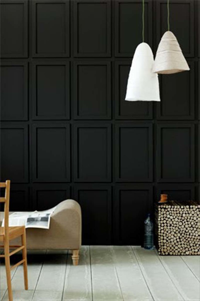 black wall decor ideas