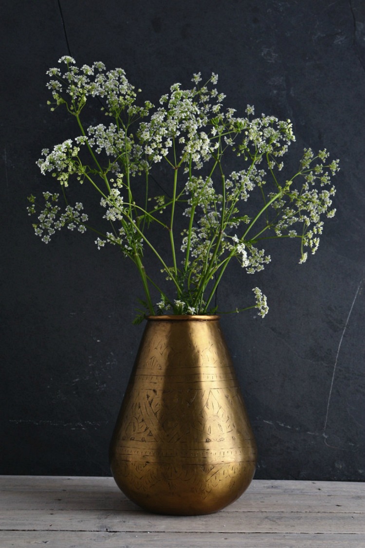 Brass Vase Fair Trade - Mad About The House
