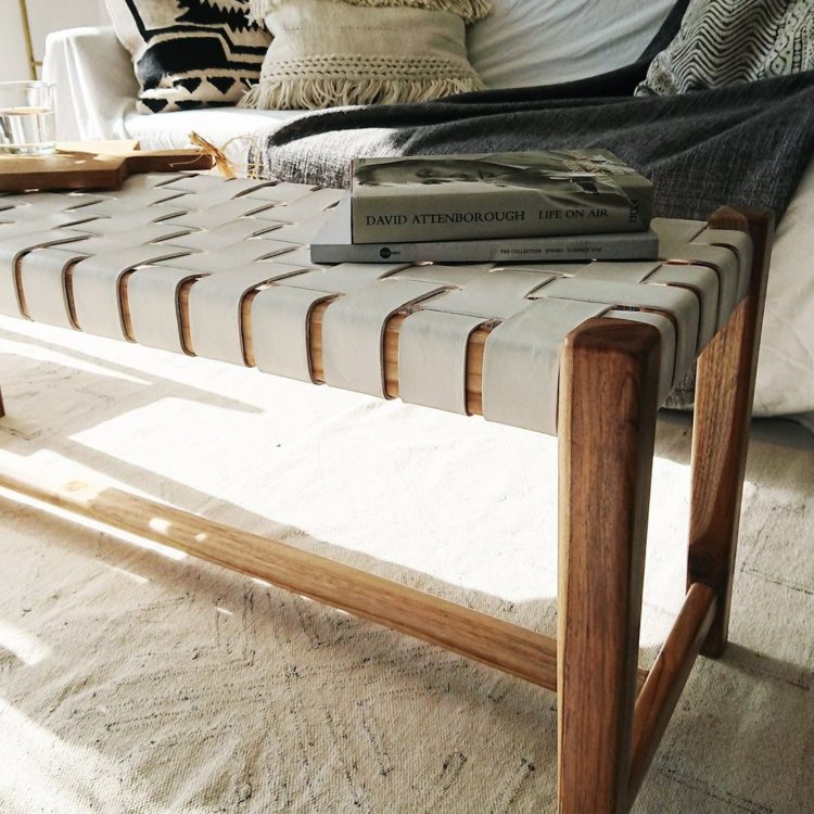 If You Buy One Thing: Woven Leather Bench – Mad About The House