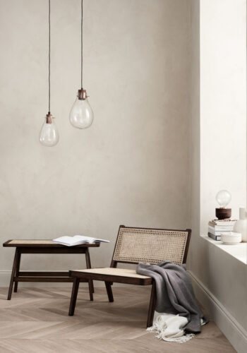 small glass pendant light from h&M