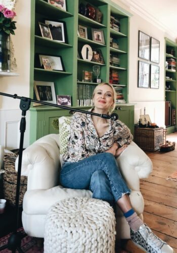 at home with Fearne Cotton for The Great Indoors Podcast