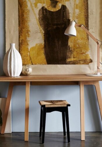 dilletta folding console table from la redoute in oak